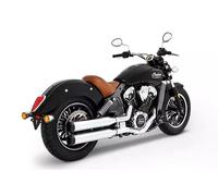 Silenziatore slip-on dual da 3,5" per Indian Scout RINEHART Nero,500-0504