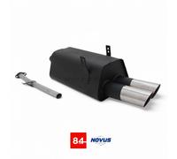 Silenziatore sportivo BMW E36 316i/318i 2x76 mm MS-Design 4 cilindri