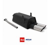 Silenziatore sportivo BMW E36 320i/323i 2x76 mm MS-Design 6 cilindri