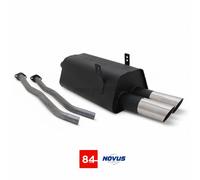 Silenziatore sportivo BMW E36 325i 2x76 mm MS-Design 6 cilindri