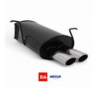 Silenziatore sportivo BMW E46 316i/318i 2x85/58 mm design AM