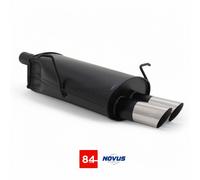 Silenziatore sportivo BMW E46 320i/323i/328i 2x76 mm design MS