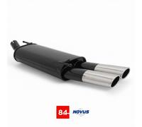 Silenziatore sportivo Golf 4 Cabriolet 2x85/58 mm design AM