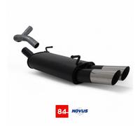 Silenziatore sportivo Seat Ibiza (6L) gruppo N 2x76 mm design MS