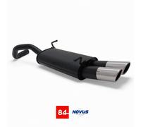 Silenziatore sportivo Seat Ibiza (6L) gruppo N 2x76 mm design SR