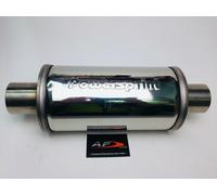 SILENZIATORE SPORTIVO UNIVERSALE ACCIAIO INOX POWESPRINT 50 mm MARMITTA