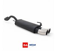 Silenziatore sportivo VW Polo 6N / 6N2 2 x 76 mm DTM