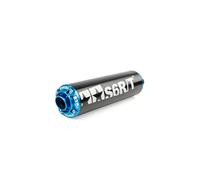 Silenziatore STAGE6 RT 90-100cc nero/blu