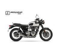 SILENZIATORE SX IRONHEAD CONICAL OPACO IXIL TRIUMPH BONNEVILLE - T120 2016