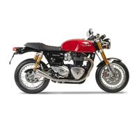 SILENZIATORE SX IRONHEAD CONICAL OPACO IXIL TRIUMPH THRUXTON 1200 - R 16-20