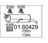 MTS 01.60429 Marmitta