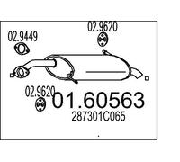 MTS 01.60563 Marmitta