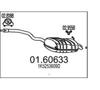 MTS 01.60633 Marmitta