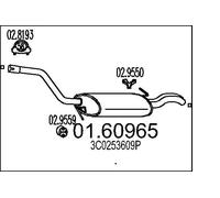 MTS 01.60965 Marmitta