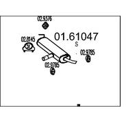 MTS 01.61047 Marmitta