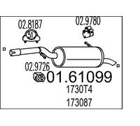 MTS 01.61099 Marmitta