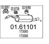 MTS 01.61101 Marmitta