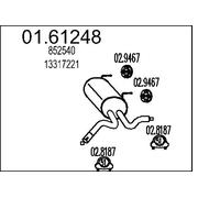 MTS 01.61248 Marmitta