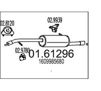 MTS 01.61296 Marmitta