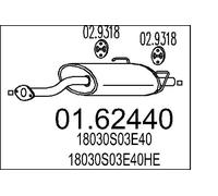 MTS 01.62440 Marmitta