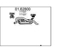 MTS 01.62800 Marmitta