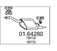 MTS 01.64280 Marmitta