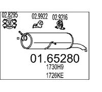 MTS 01.65280 Marmitta