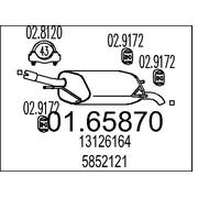 MTS 01.65870 Marmitta