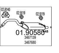 MTS 01.90580 Marmitta