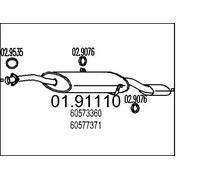 MTS 01.91110 Marmitta