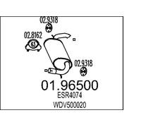 MTS 01.96500 Marmitta