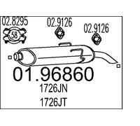 Silenziatore Posteriore Mts 01.96860