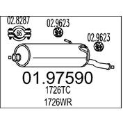 MTS 01.97590 Marmitta