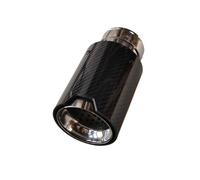Silenziatore Terminale 1 pezzo Argento Brillante M2 M3 M4 M5 Ugello Di Scarico In Fibra Di Carbonio Ad Alte Prestazioni Per BMW F87 F80 F82 F83 Scarico Marmitta(ID 73MM-OD 105MM)