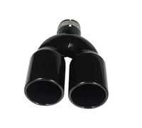 Silenziatore Terminale 1 pezzo Universale Doppio Terminale Di Scarico Posteriore In Acciaio Inox Tubo Uscita Marmitta Silenziatore Accessorio Per Auto Terminale Scarico Per Auto