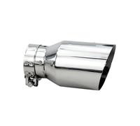 Silenziatore Terminale 1 Pezzo Universale Tubo Di Scarico Marmitta Terminale In Acciaio Inox Tubo Di Scarico Per Automobile Marmitta Accessorio Per Auto Modifica Scarico Marmitta(IN63-OUT89mm)