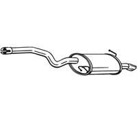 150 CV SILENZIATORE POSTERIORE PER AUDI A4 800 2.0 FSI KW 110 CV 150