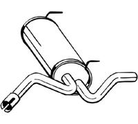 Silenziatore terminale 128-021 BOSAL per CHEVROLET OPEL