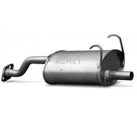 Silenziatore terminale 13.017 ASMET per HONDA CIVIC VI Hatchback