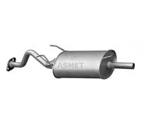 Silenziatore terminale 13.022 ASMET per HONDA CIVIC VI Fastback