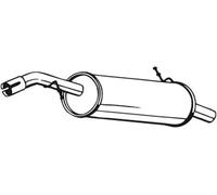 Bosal Silenziatore posteriore 135-617 per Citroën C3 I 1.4 16V HDi 90 CV
