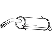 Silenziatore terminale 154-503 BOSAL per FORD ECOSPORT