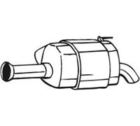 Silenziatore terminale 165-023 BOSAL per HYUNDAI i10 I