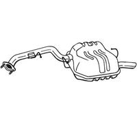 Bosal Marmitta 29.036 per Mazda 5 (CR19)