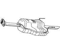 Silenziatore terminale 185-155 BOSAL per OPEL ASTRA G Cabriolet ASTRA G Coupé