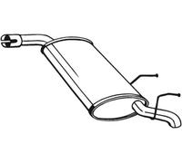 Bosal Silenziatore posteriore 185-665 per Opel Vectra C Familiare
