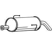 Silenziatore posteriore BOSAL 190-001