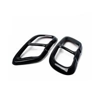 Silenziatore Terminale 2 Pezzi Per BMW X5 G05 X6 G06 X7 G07 2019 2020 2021 Marmitta Per Auto Terminale Di Scarico Copertura Esterna In Alluminio Lucido Nero Scarico Marmitta