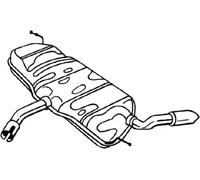 BOSAL 220-023 Marmitta