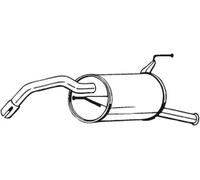 Bosal Silenziatore posteriore 228-145 per Toyota Starlet P8 54/75 CV